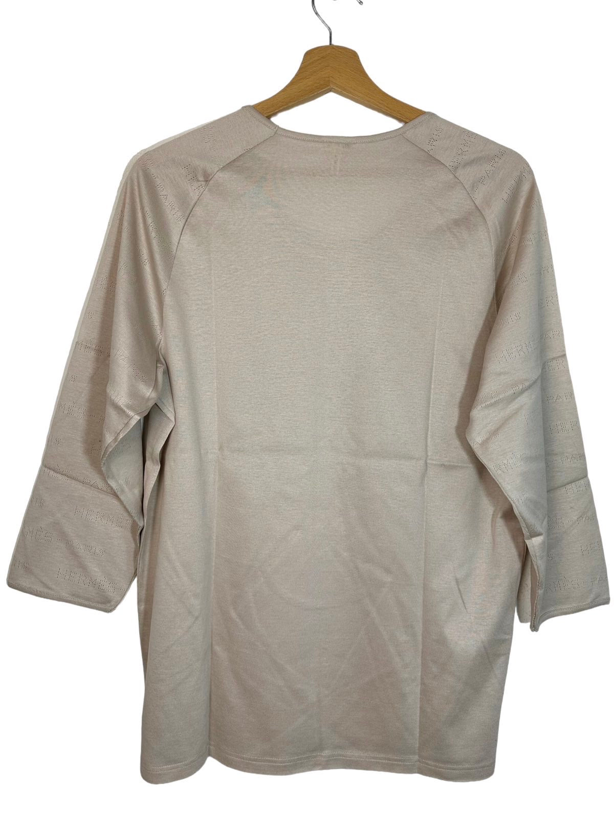 Hermès maglia con logo traforato. (L)