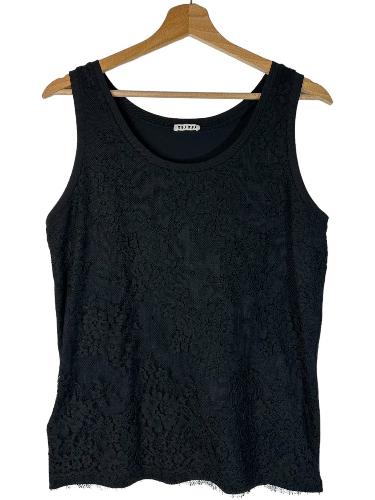 Miu Miu top in cotone. (S)