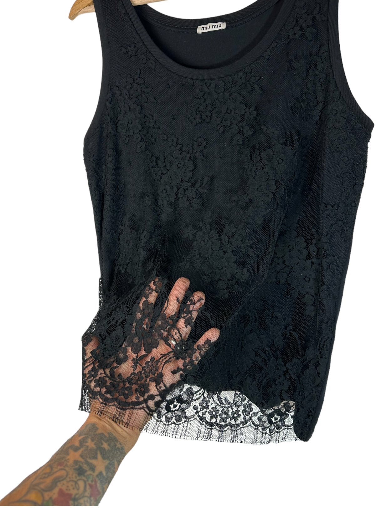 Miu Miu top in cotone. (S)