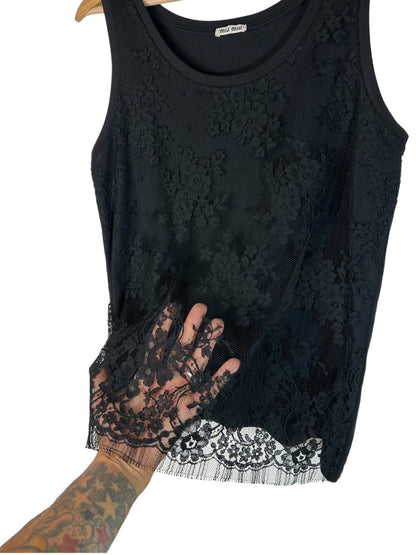Miu Miu top in cotone. (S)