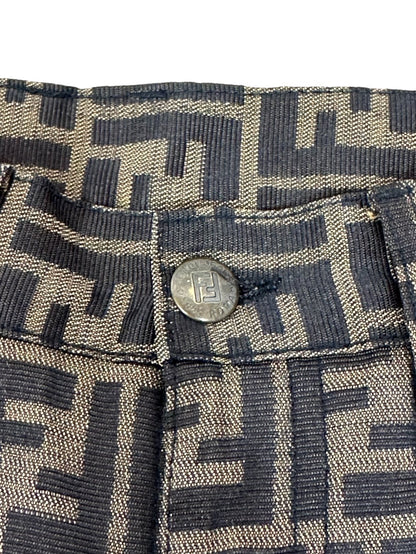 Fendi zucca pantaloni vintage monogram. (S)