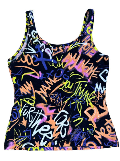 Top a canotta Versace vintage. (M)