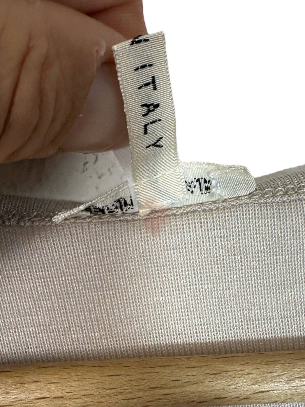 Hermès maglia con logo traforato. (L)