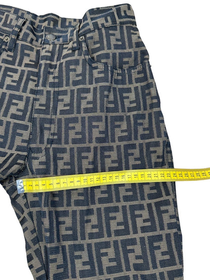 Fendi zucca pantaloni vintage monogram. (S)