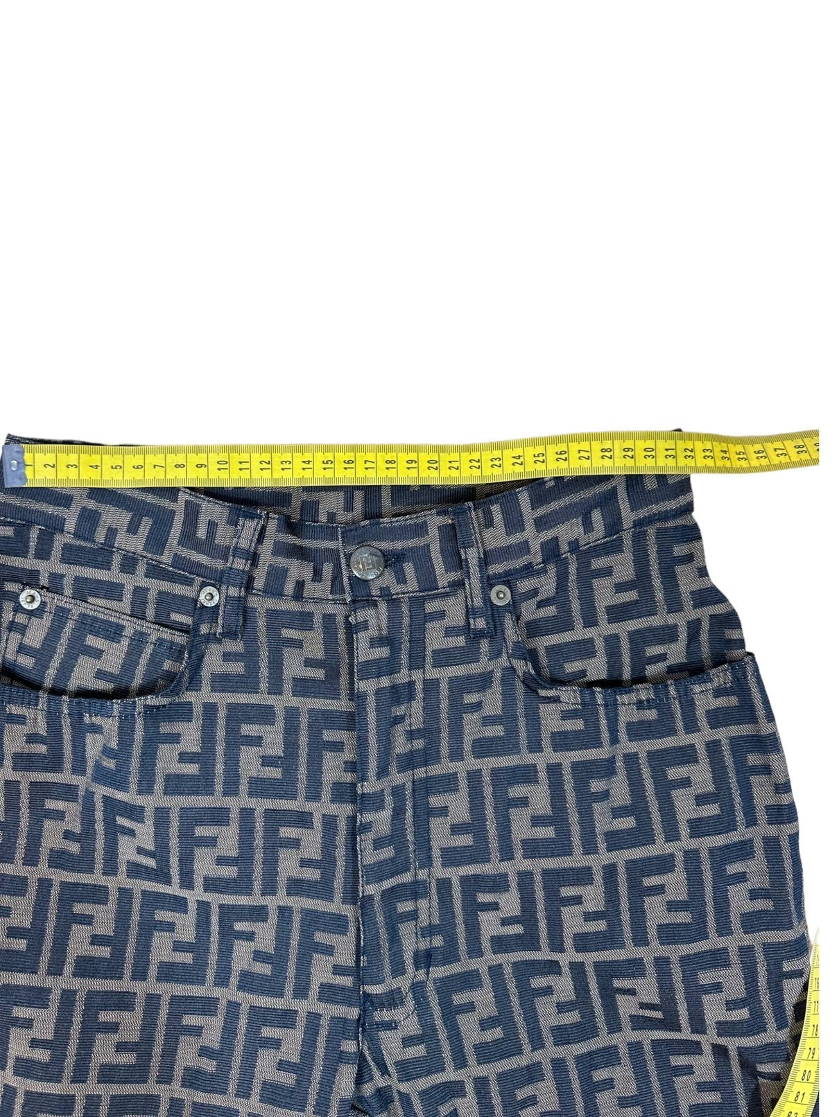 Fendi zucca pantaloni vintage monogram. (S)