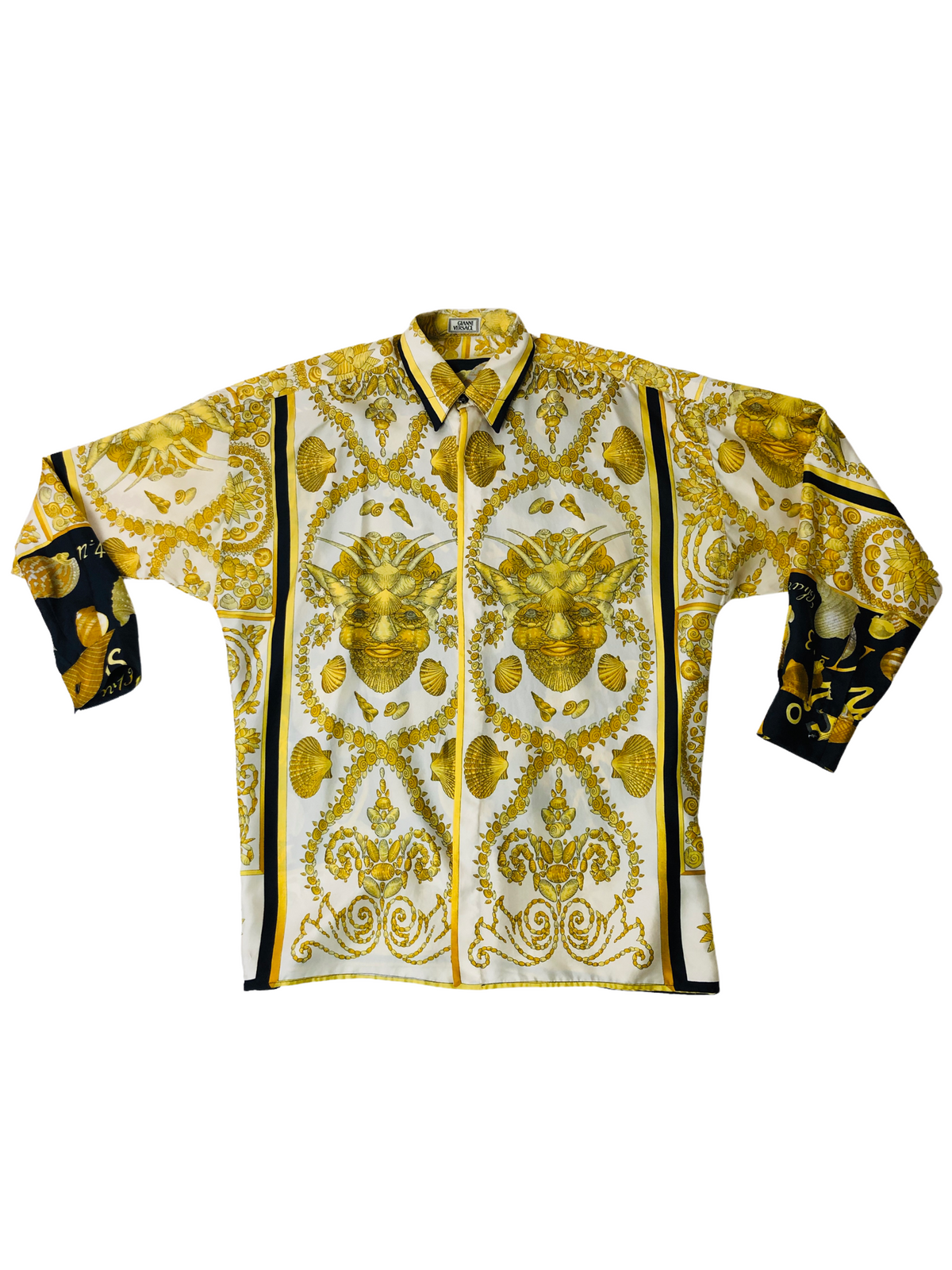 GIANNI VERSACE CAMICIA IN SETA 90S VINTAGE freeshipping - BEATBOX COLLECTION