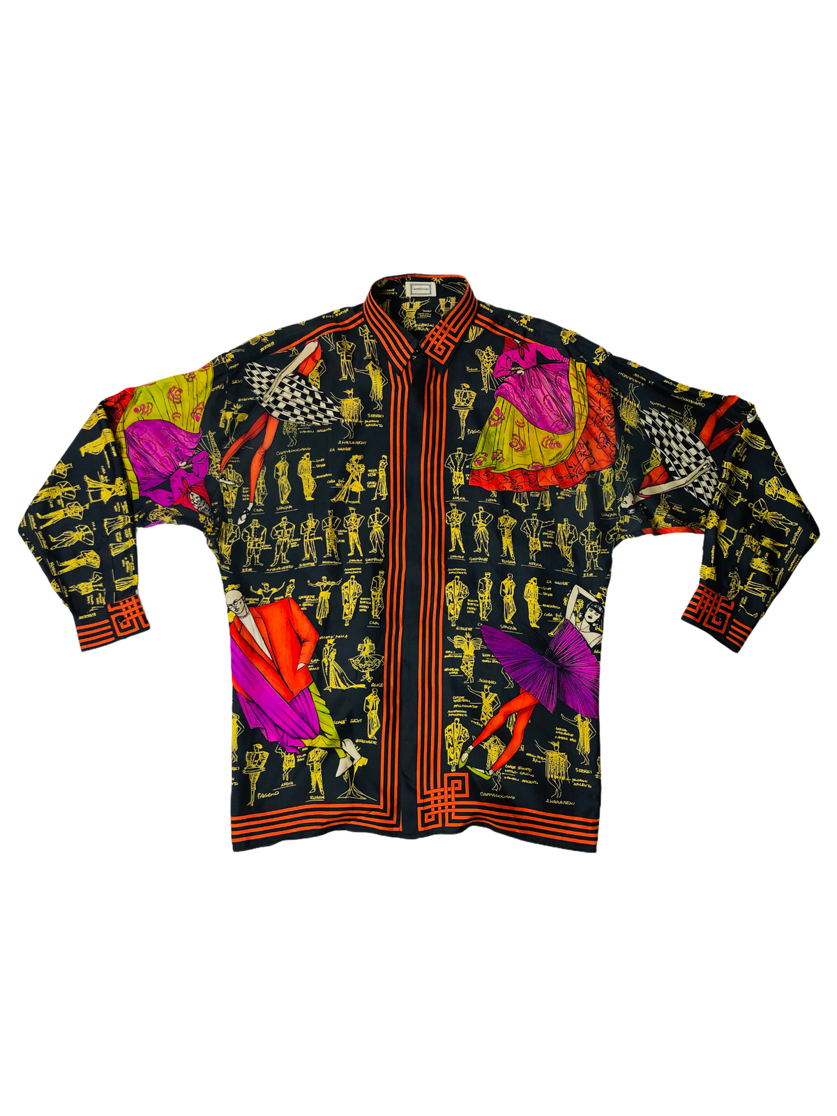 GIANNI VERSACE CAMICIA IN SETA ANNI 80S freeshipping - BEATBOX COLLECTION