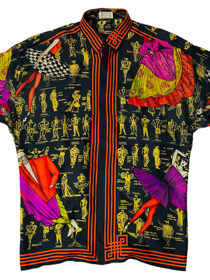 GIANNI VERSACE CAMICIA IN SETA ANNI 80S freeshipping - BEATBOX COLLECTION