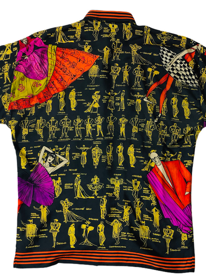 GIANNI VERSACE CAMICIA IN SETA ANNI 80S freeshipping - BEATBOX COLLECTION