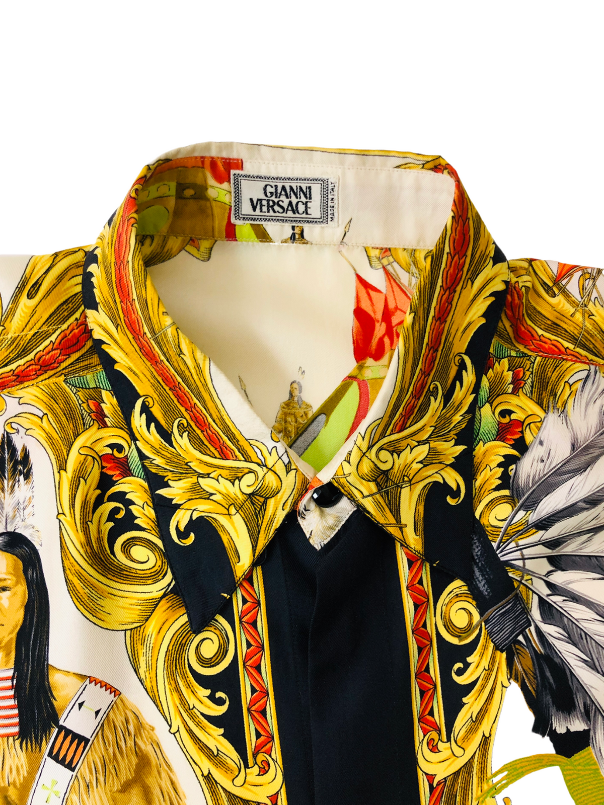 GIANNI VERSACE CAMICIA IN SETA ANNI 90S freeshipping - BEATBOX COLLECTION
