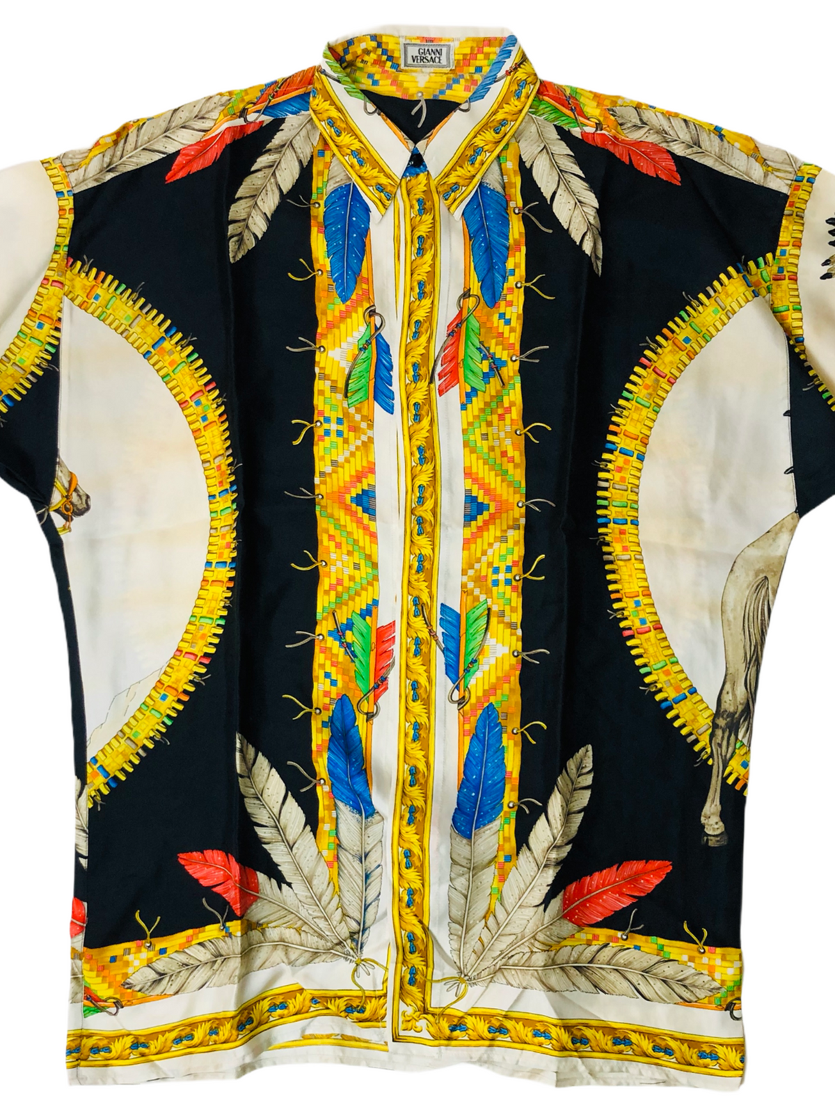 GIANNI VERSACE CAMICIA IN SETA ANNI 90S freeshipping - BEATBOX COLLECTION