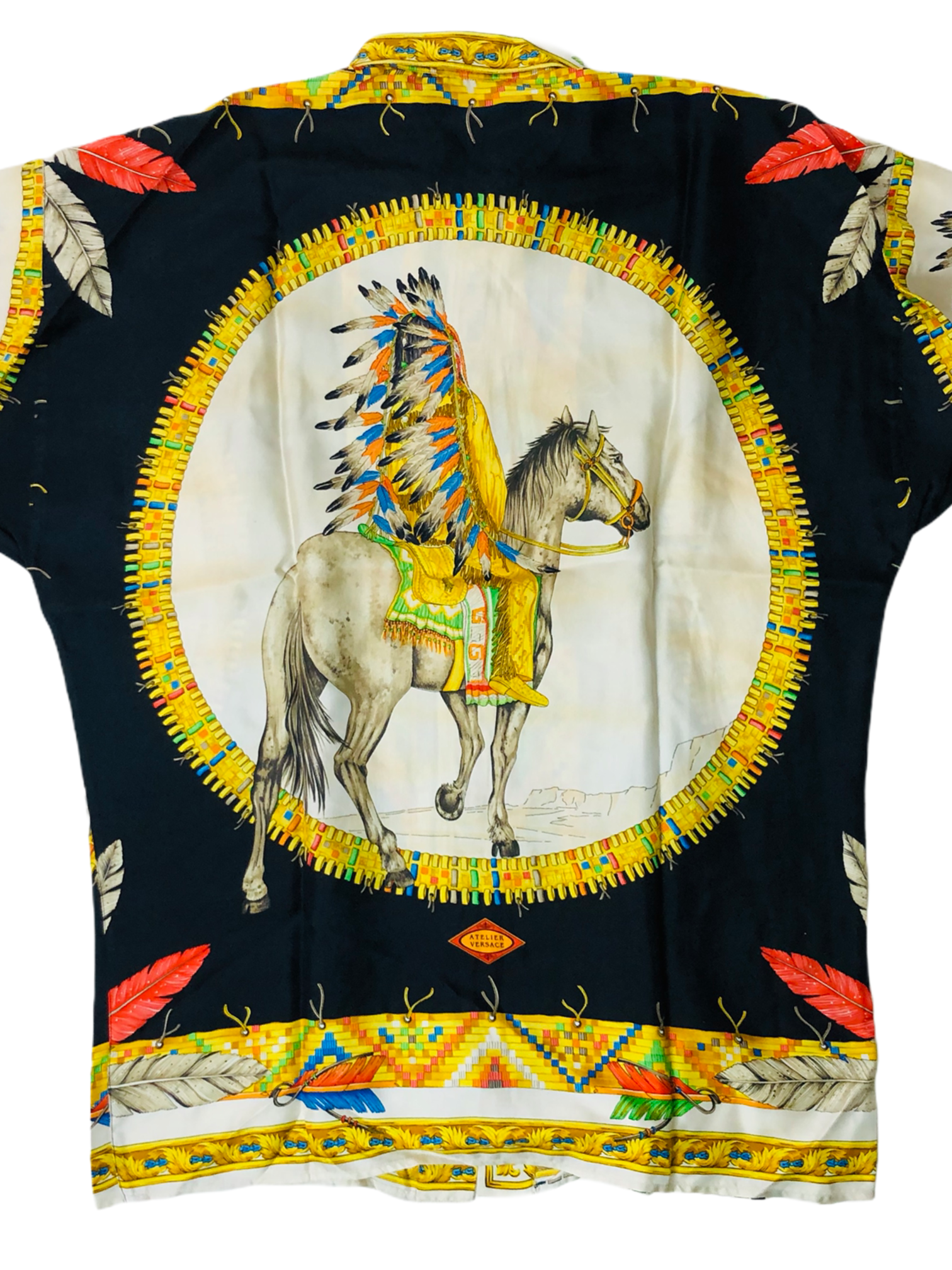 GIANNI VERSACE CAMICIA IN SETA ANNI 90S freeshipping - BEATBOX COLLECTION