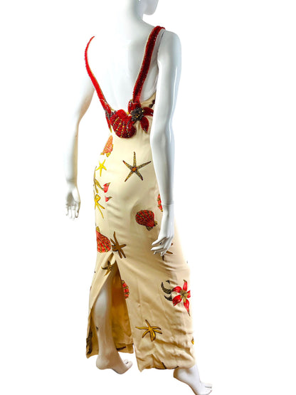 Gianni Versace abito sea shell 1992
