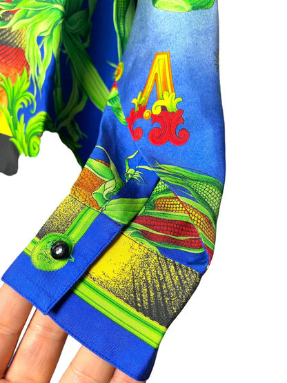 Gianni Versace camicia in seta