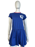 Fendi Mini abito vintage blu.