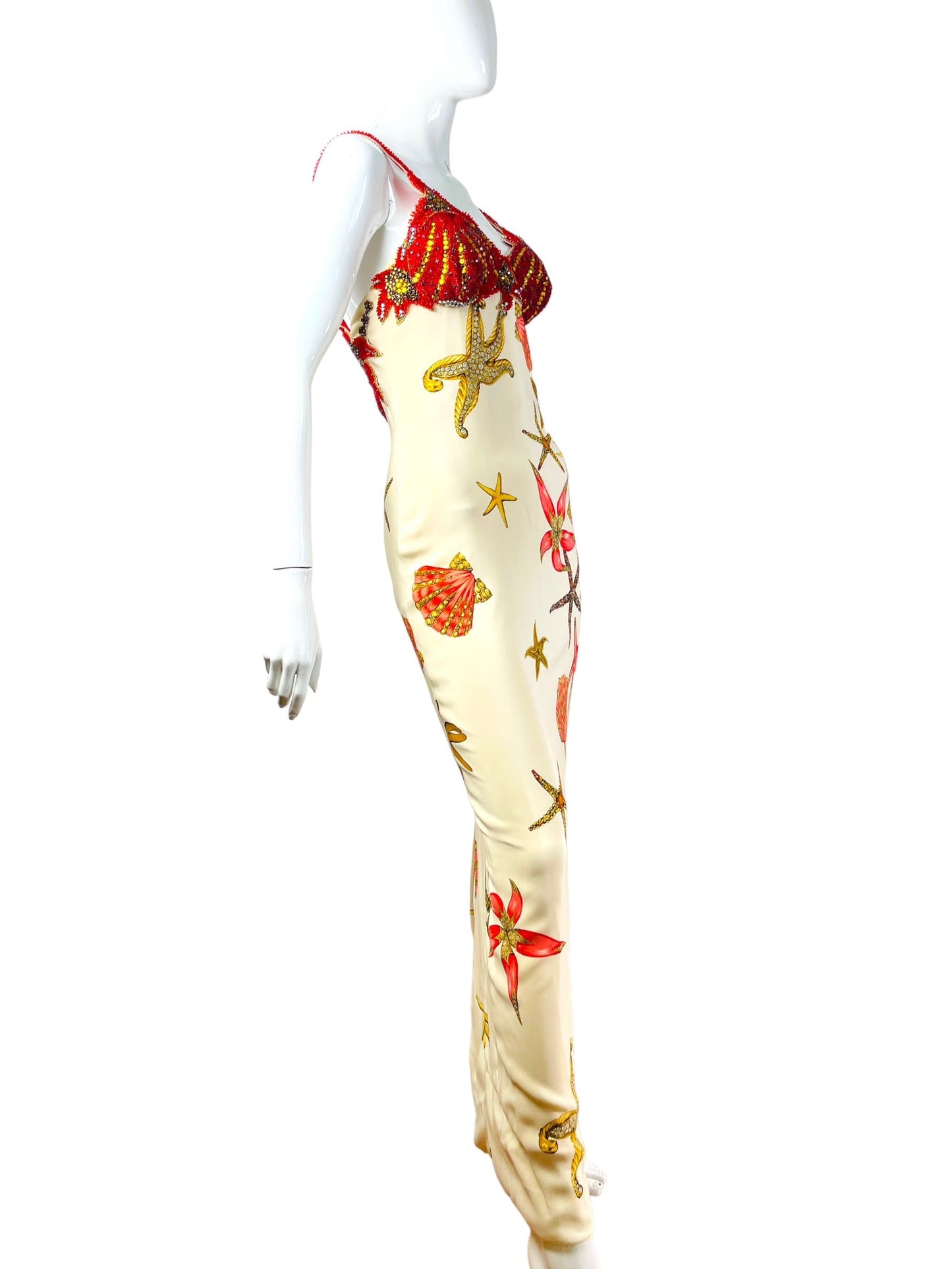 Gianni Versace abito sea shell 1992