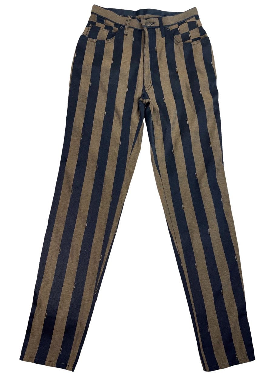 Fendi pantaloni vintage a righe.
