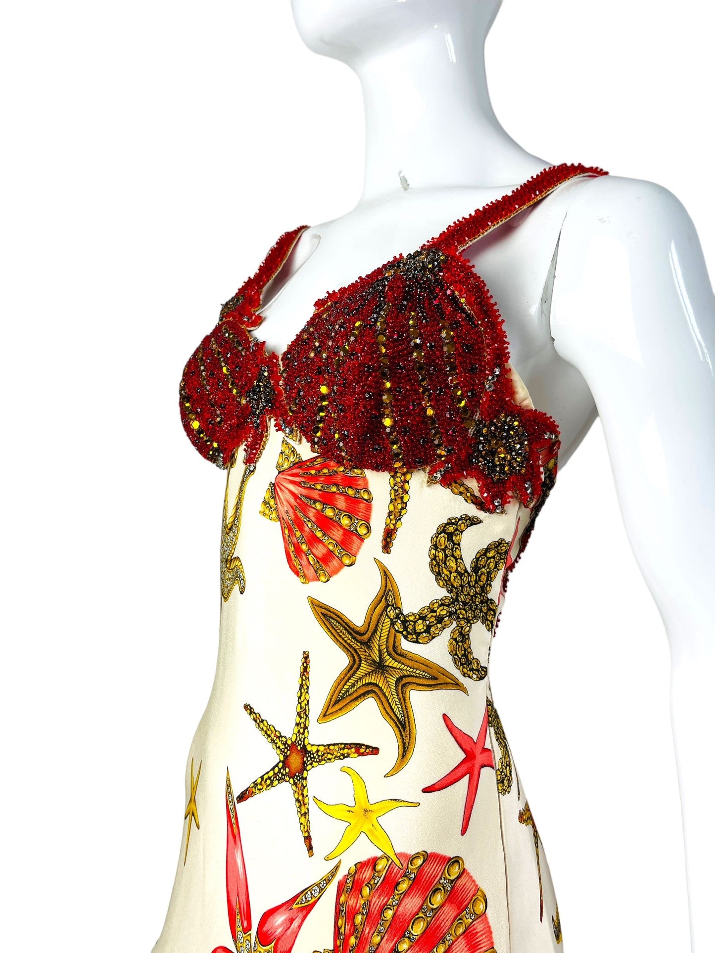 Gianni Versace abito sea shell 1992
