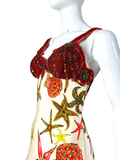 Gianni Versace abito sea shell 1992