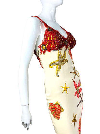 Gianni Versace abito sea shell 1992