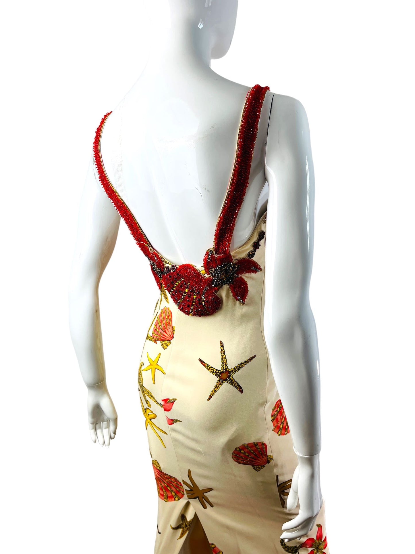 Gianni Versace abito sea shell 1992