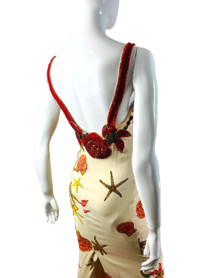 Gianni Versace abito sea shell 1992