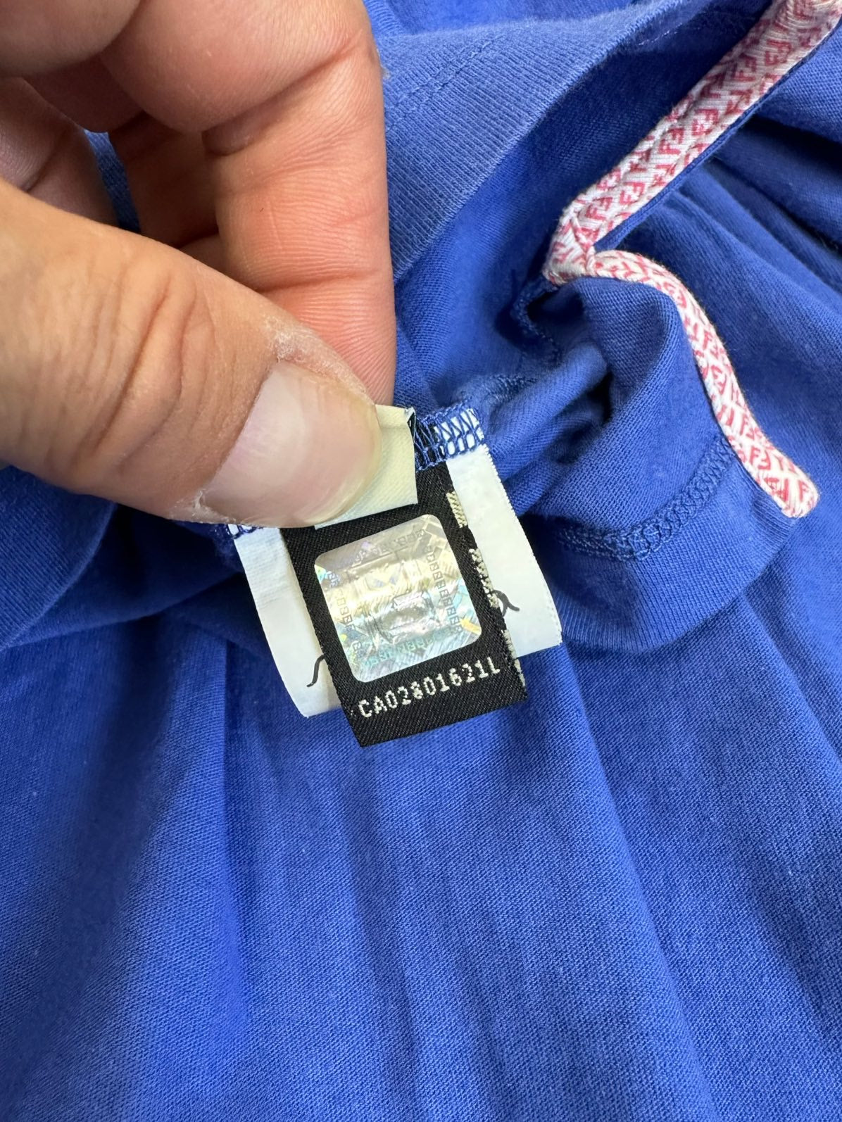 Fendi Mini abito vintage blu. (S)