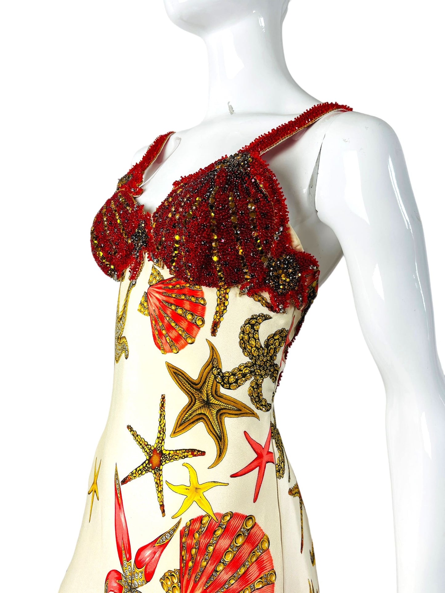Gianni Versace abito sea shell 1992