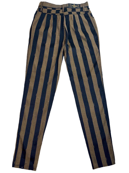 Fendi pantaloni vintage a righe. (M)