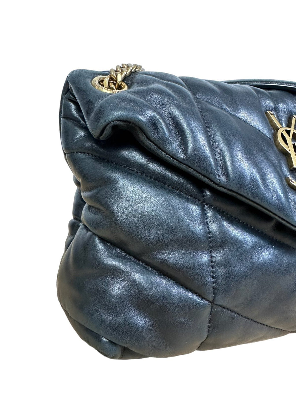 Yves Saint Laurent borsa Lou Lou in pelle. — foto 2