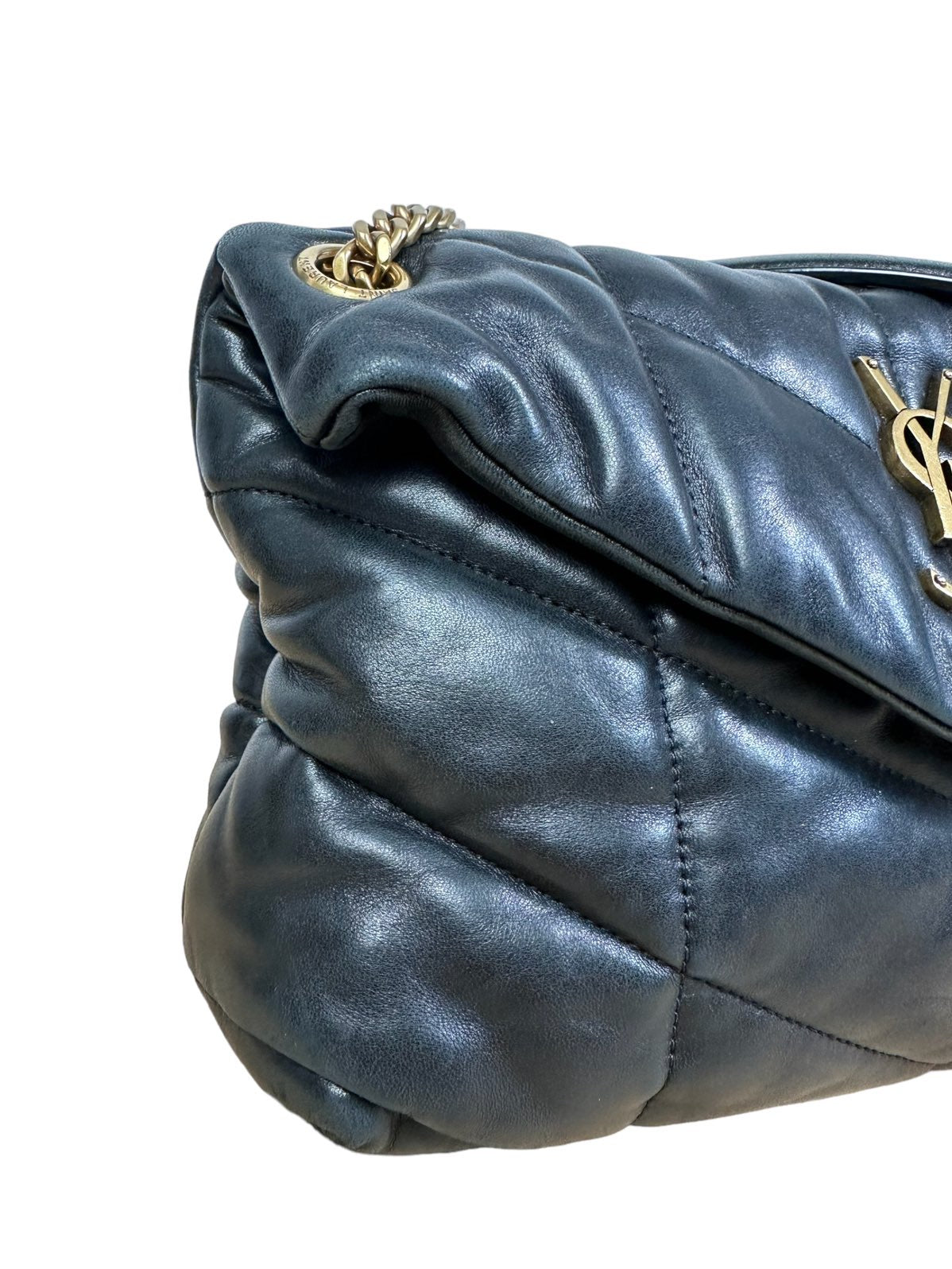Yves Saint Laurent borsa Lou Lou in pelle. — foto 2