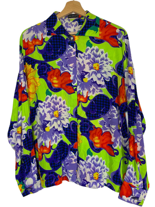 Istante Versace camicia in seta. (L) freeshipping - BEATBOX COLLECTION