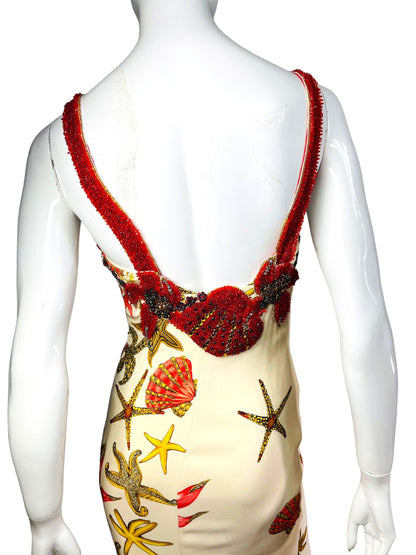 Gianni Versace abito sea shell 1992