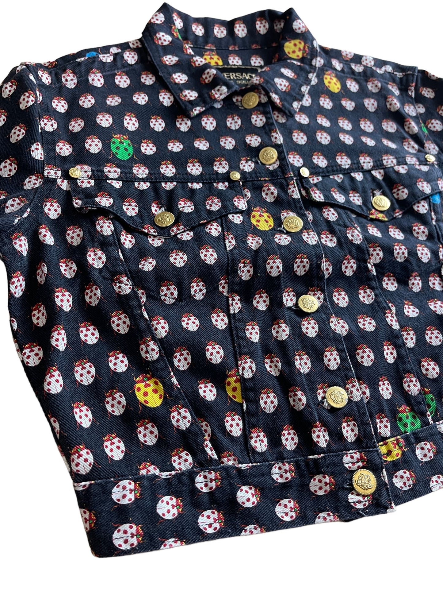 Versace vintage giacca coccinelle