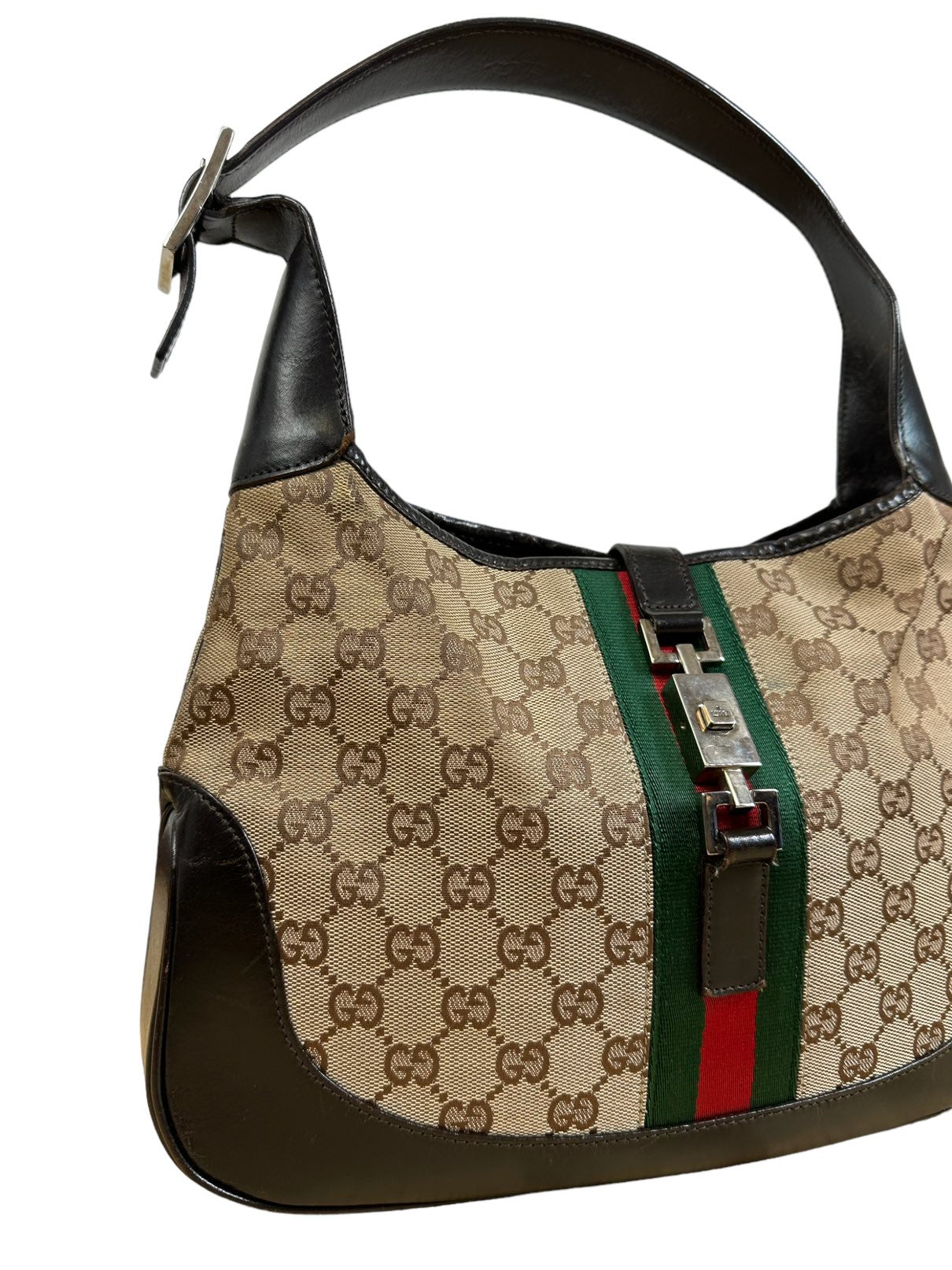 Gucci Jackie vintage in tela GG.