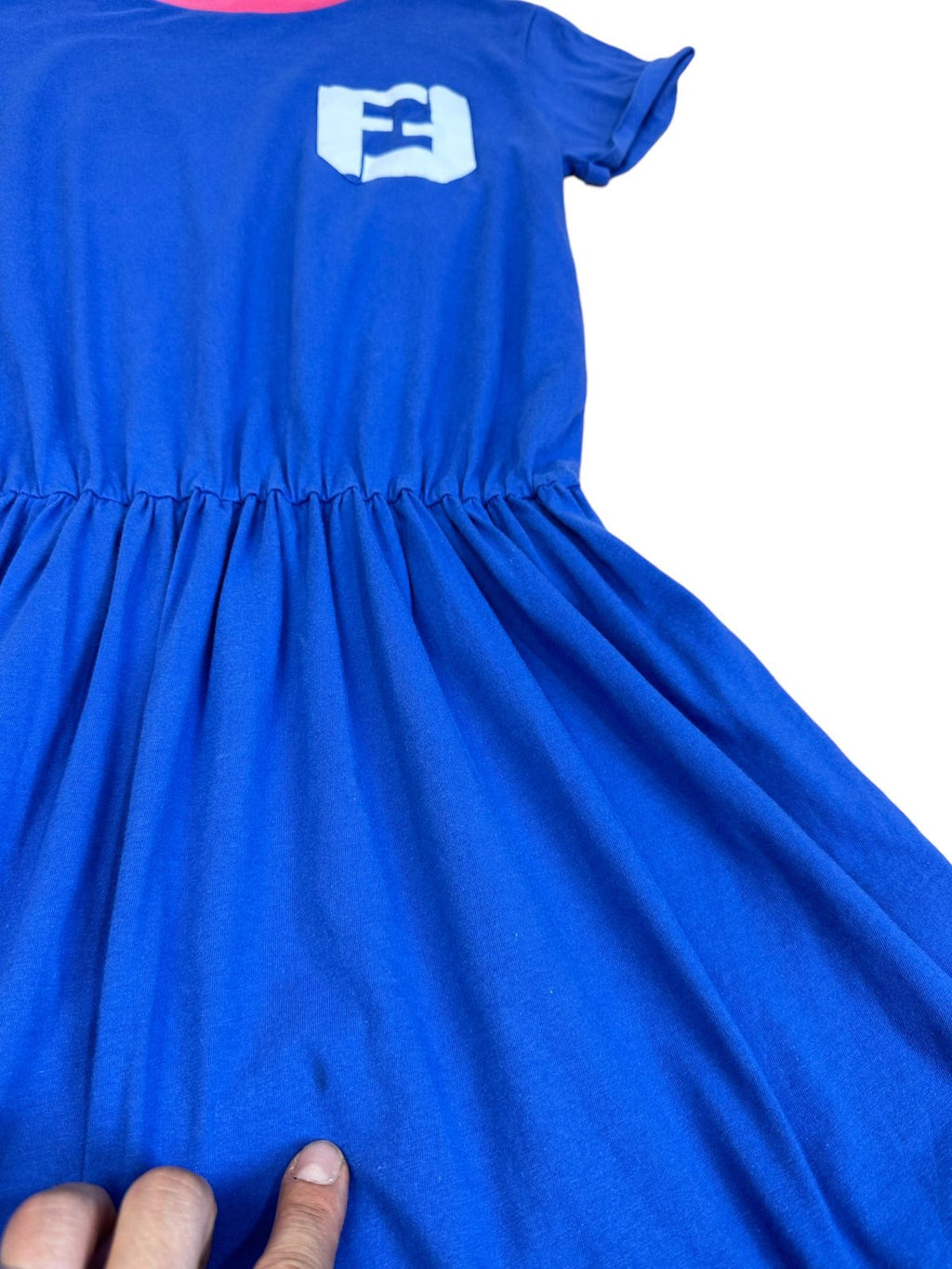 Fendi Mini abito vintage blu. — foto 5
