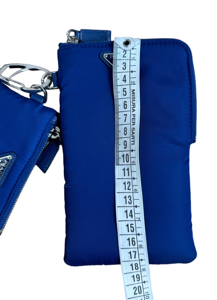 Prada porta telefono in nylon. — foto 10