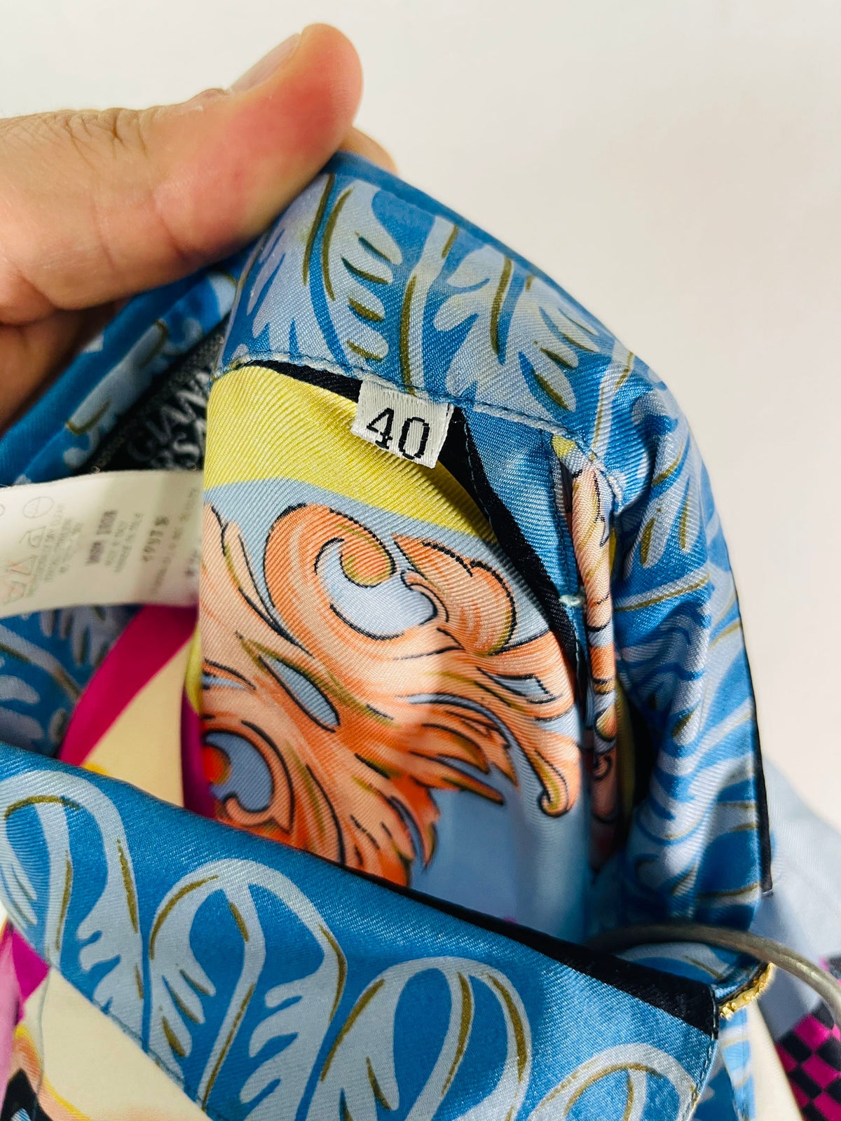 Gianni Versace camicia vintage in seta — foto 8