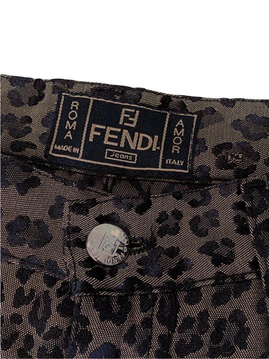 Fendi jeans animalier anni 2000. (M)