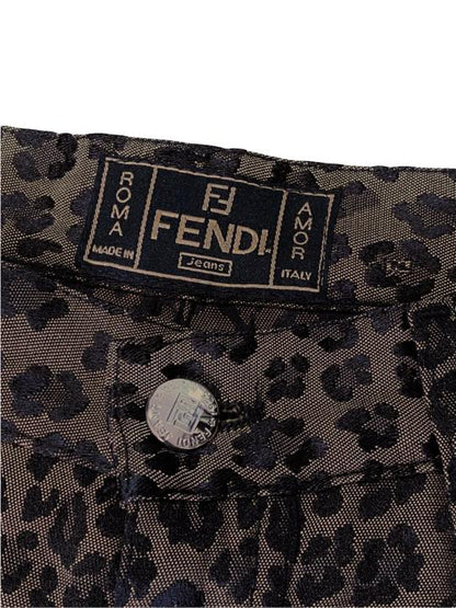 Fendi jeans animalier anni 2000. (M)