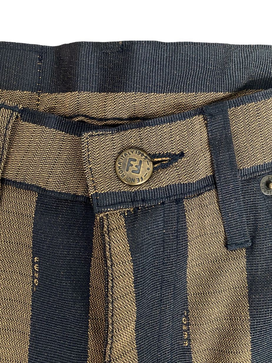 Fendi pantaloni vintage a righe. — foto 8