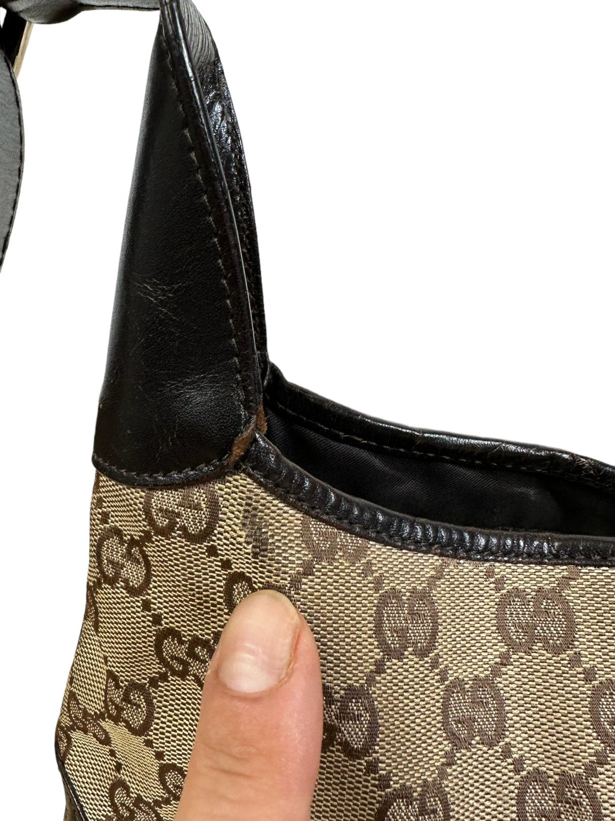 Gucci Jackie vintage in tela GG.